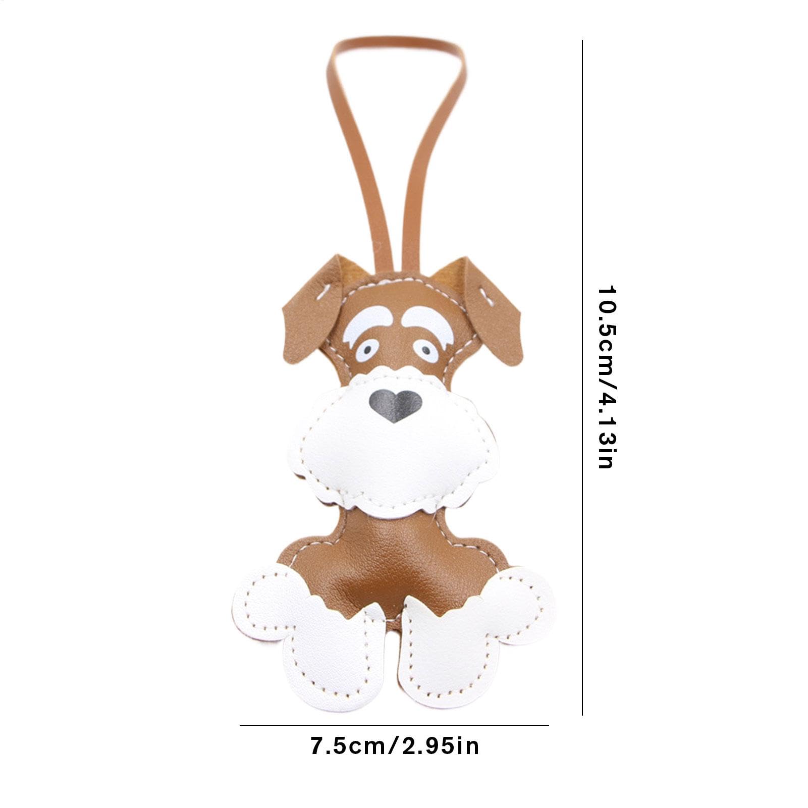 Borsa per cani, charme, borsa per animali in pelle, con ciondolo a forma di cucciolo, in pelle PU, per donne e ragazze