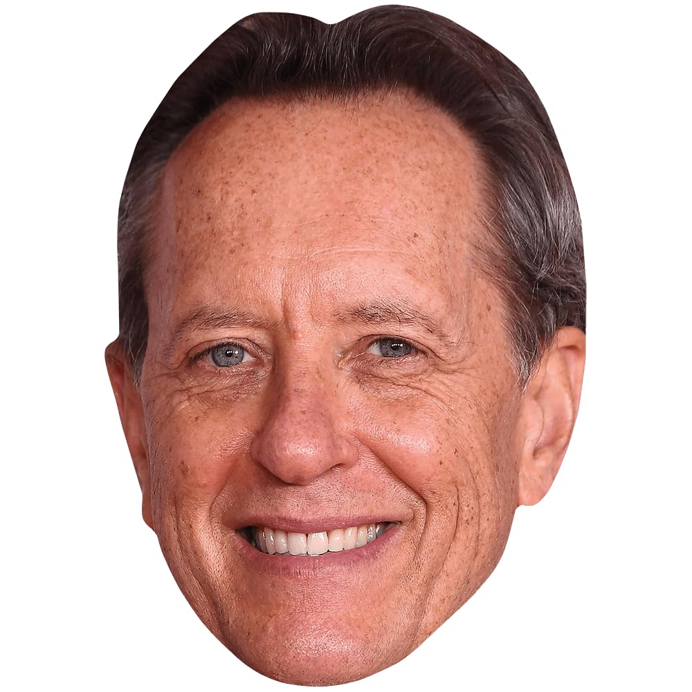 Richard E. Grant (Smile) Celebrity Mask, Flat Card Face, Fancy Dress Mask