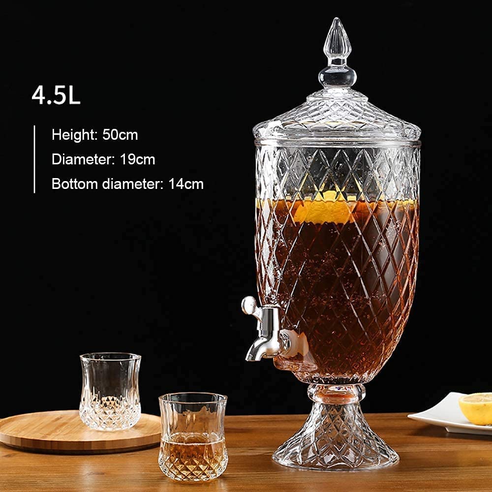 Bierzapfanlage, Getränkezapfanlage Für Bierfässer Mit Leichtgängigem Zapfhahn, Transparent, Für Eiskaffee, Tee, Limonade