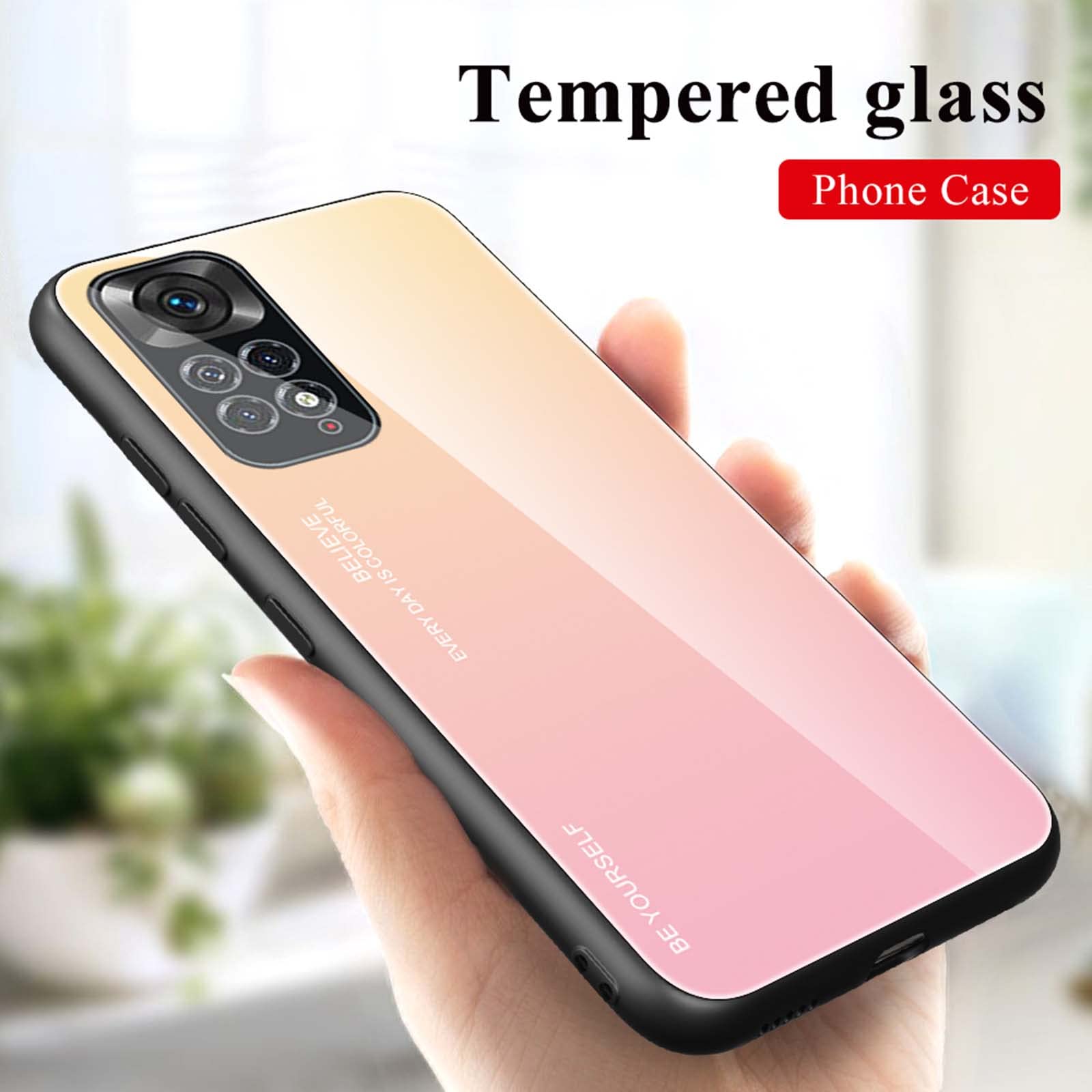 ILING Cover per Xiaomi 11T Pro 5G/Xiaomi 11T 5G, Custodia Vetro