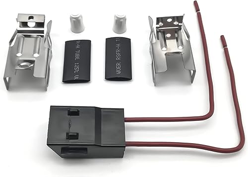 Miniatura 2 de Kit de 2 receptáculos de quemador de gama ERR117 compatible con estufa eléctrica Whirlpool Kenmore, estufa de cocina, enchufe de elemento, bloque de