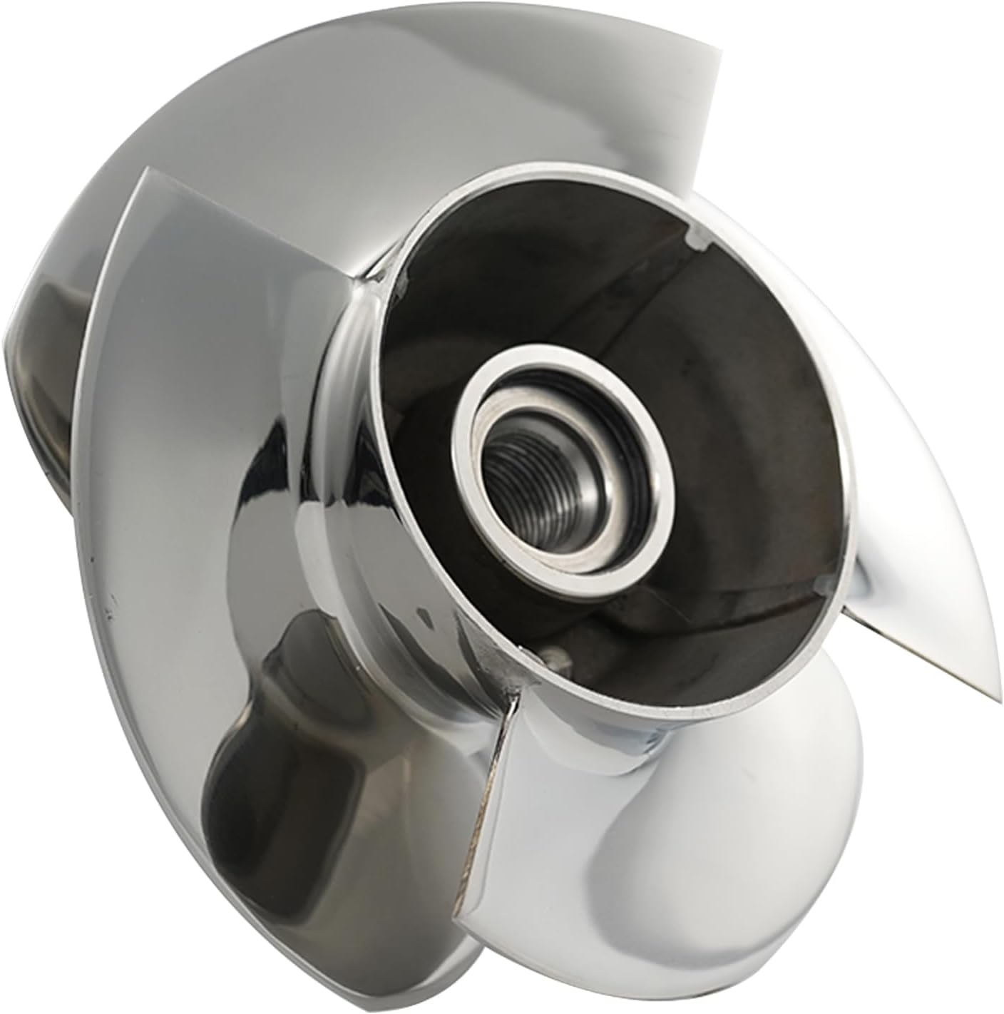 Jet Ski Impeller Kit 267000948,fit Sea-Doo Spark 900 ACE, Spark 900 HO ACE, Spark TRIXX, Jet Ski 140mm 4-Blade Polished Impeller with Wear Ring, Wrench and Seal