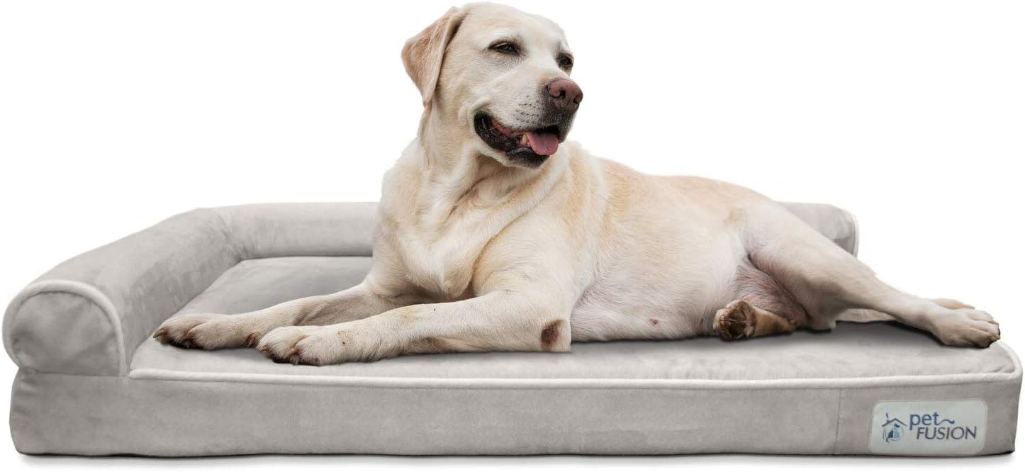 PetFusion BetterLounge Orthopaedic Dog Bed Memory Foam Pet Bed with