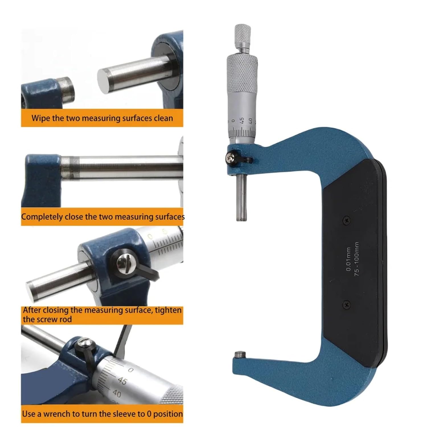 Outside Micrometer 50-75mm 0.01mm