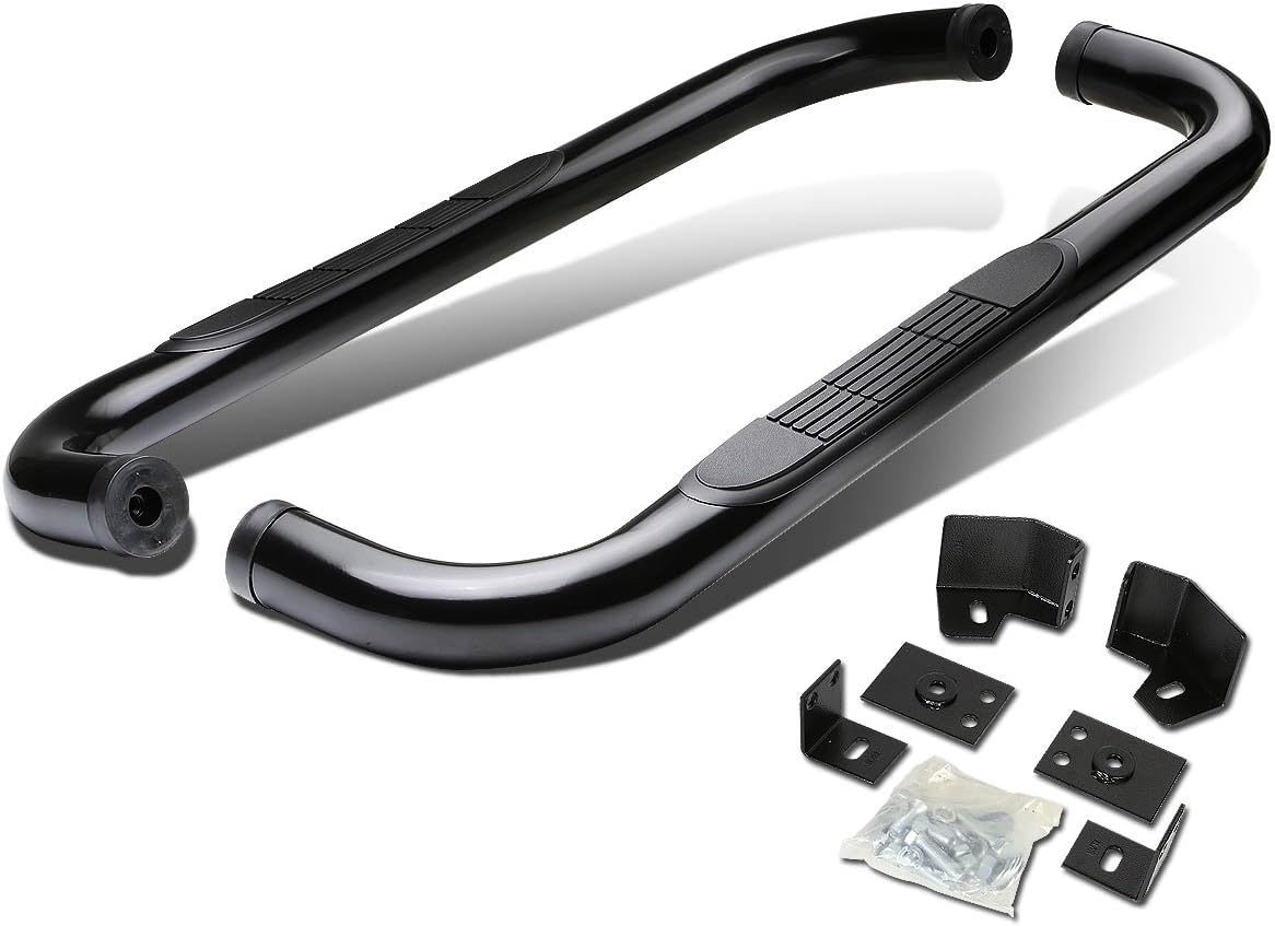 DNA Motoring 3" Front Bumper Bull Bar For 2007-2014 Toyota FJ Cruiser - Black, Pre-Drilled For Lights