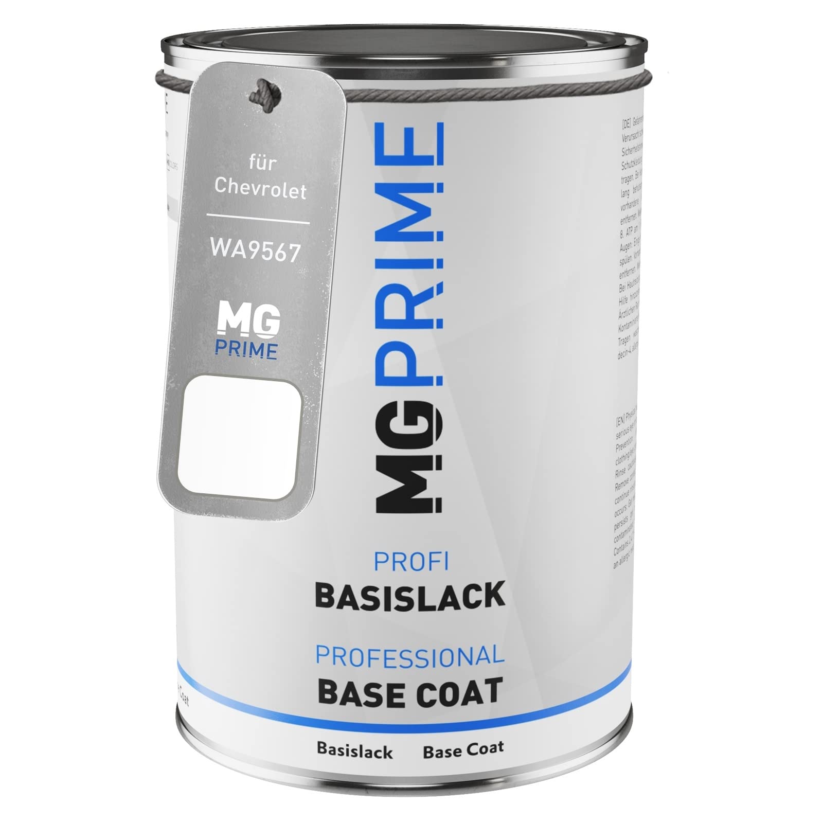 MG PRIME Lakier samochodowy Puszka gotowa do natrysku dla Chevrolet WA9567 / G8G Arctic White Lakier bazowy 1.0 litr 1000ml