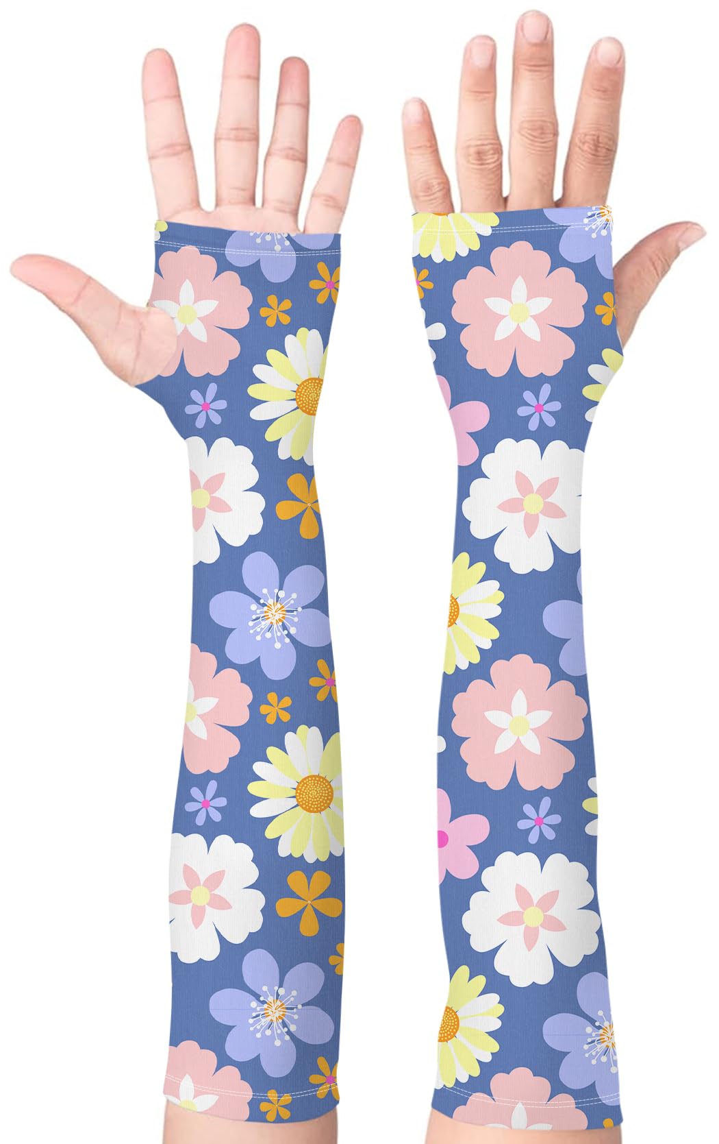 Gardening Sleeves for Women UV Sun Protection with Thumb Hole Anti-Scratch