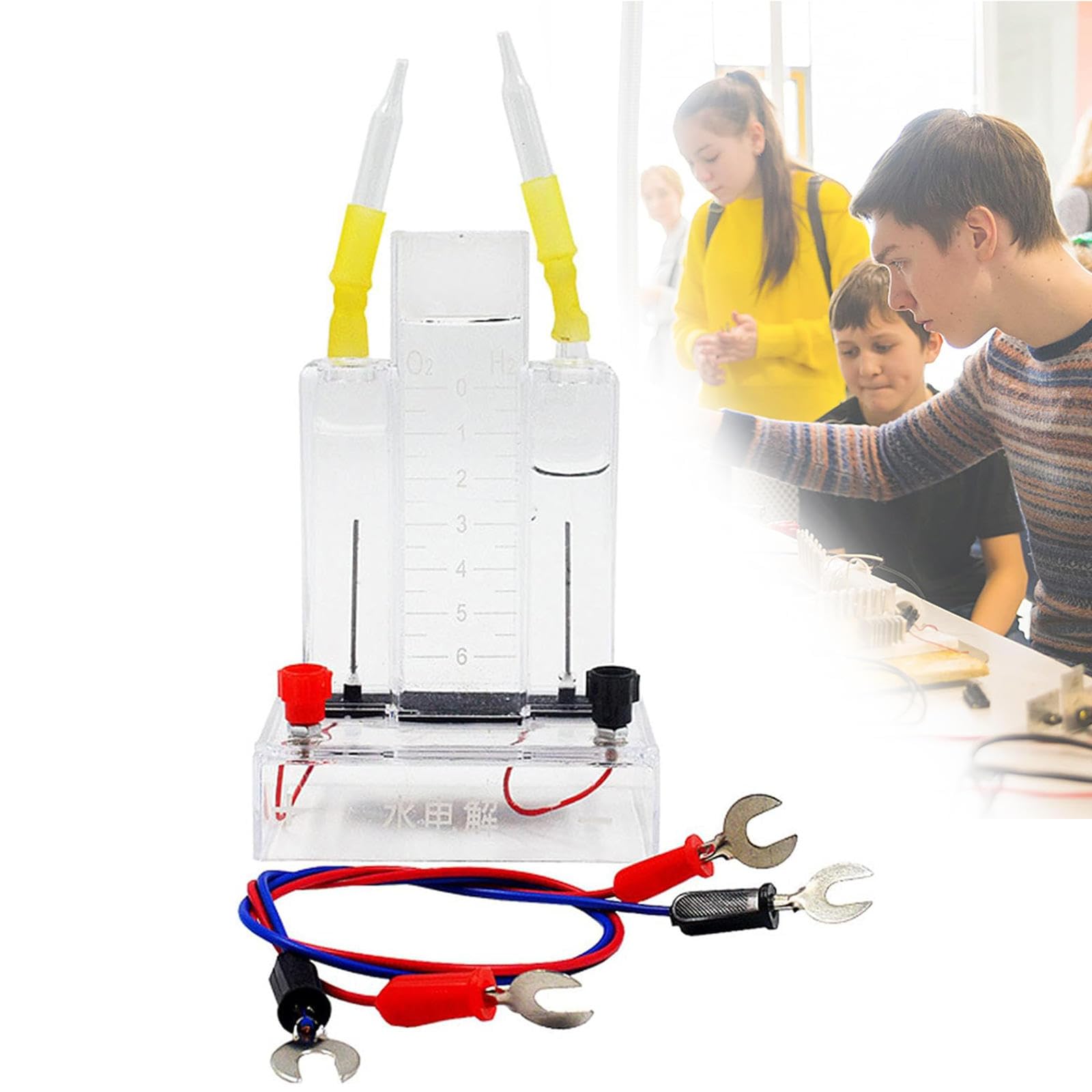 Wasserelektrolyse-Ausrüstung, Elektrolysiertes Wasser-Demonstrator-Sauerstoffgerät, Chemie-Lehrinstrument für Die Oberschule
