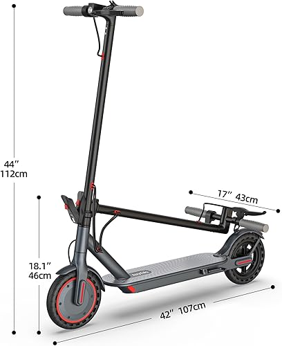 Miniatura 8 de Electric Scooter Adults, Powerful 350W E-Scooter, Max 19 Mph & 15-19 Miles Range Scooters, Folding Scooters with 8.5" Solid Tires, Commuting Scooter