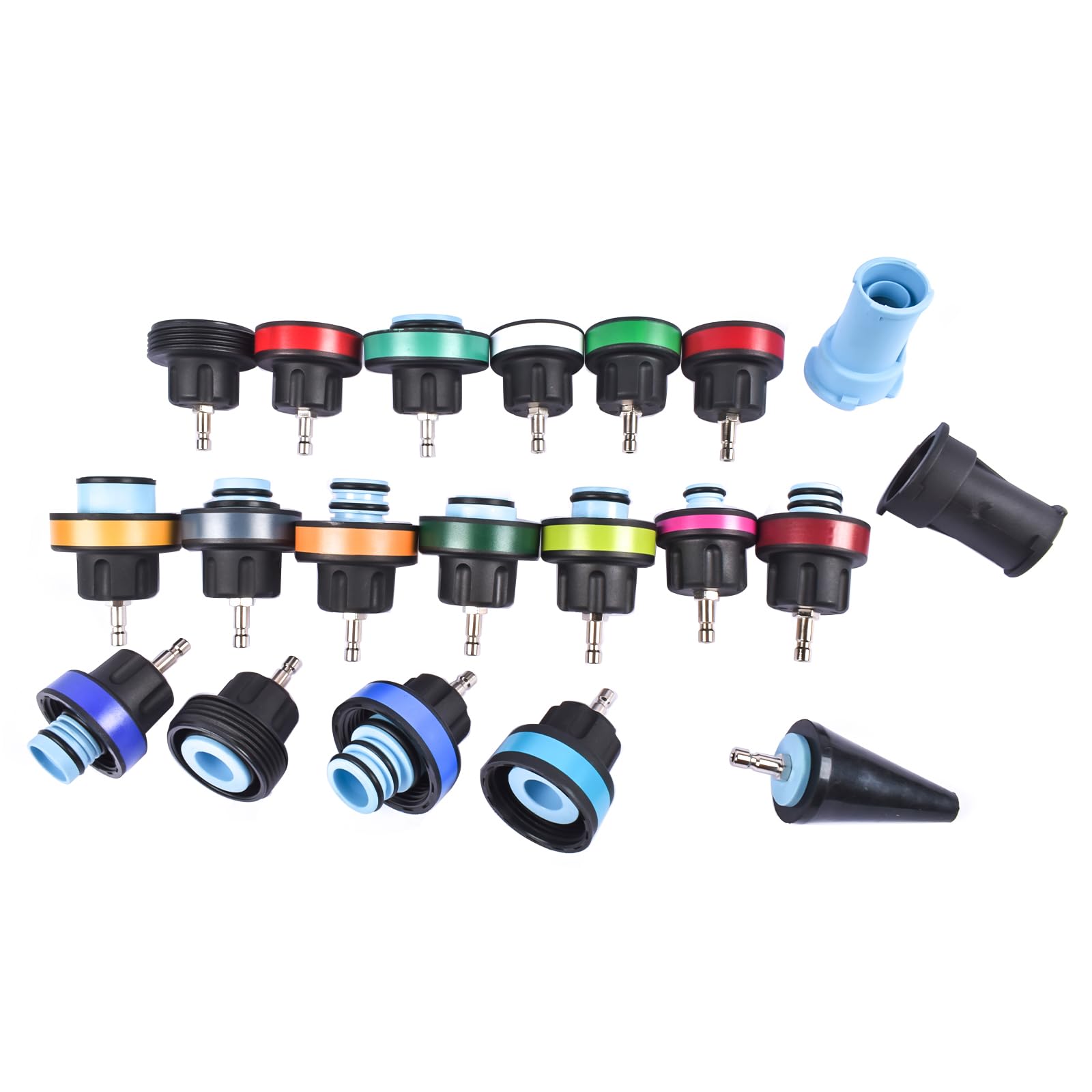 Universale Radiatore Pressione Tester Kit 31 Pezzi per Auto Sistema di Raffreddamento Test