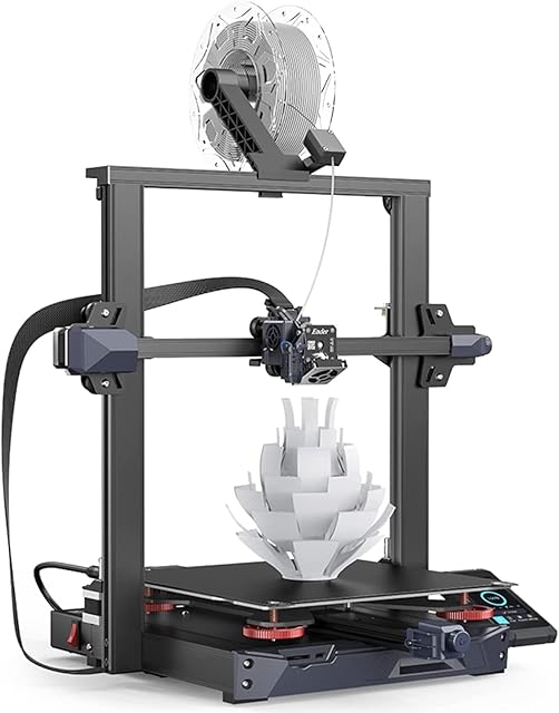 Creality Ender-3 S1 Plus 3D Printer with CR Touch Auto-leveling, Sprite Direct Metal Dual-Gear Extruder, FDM 3D Printers High Precision Dual Z-axis Printing Size 30x30x30cm