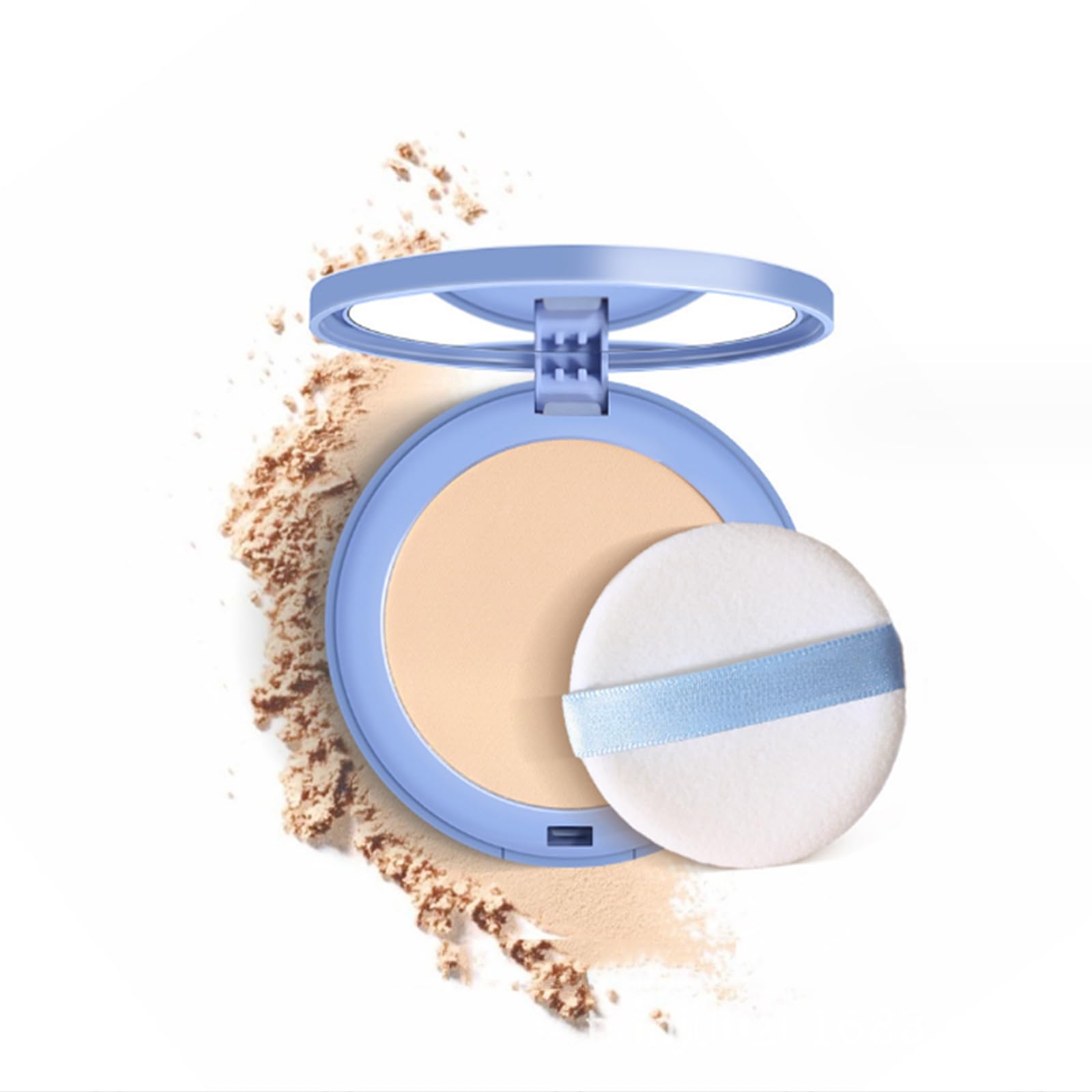 Oil Control Pressed Powder, Matte Smooth Face Setting Powder, Waterproof Long Lasting Makeup Face Powder, Flawless Facial Powder Makeup,Minimizes Fine Lines and Pores (IVORY 1#) IVORY 1# 1.21 Ounce (Pack of 1)