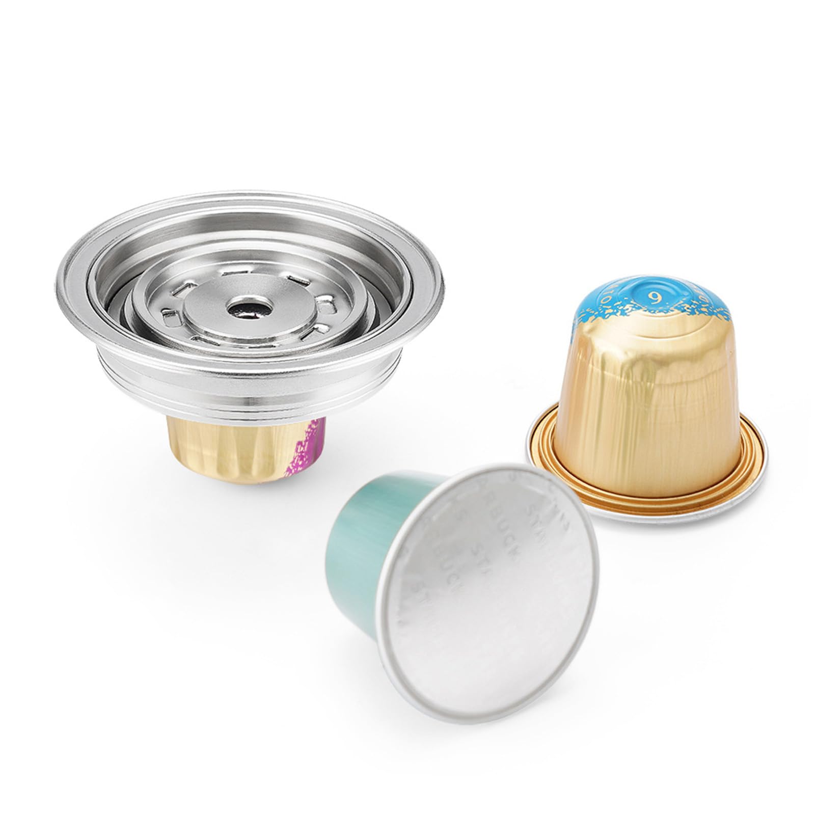 Wiederverwendbare Kaffeekapsel-Konverter, Kaffeepad-Adapter, Kaffee-Tablett, Kaffeemaschinen-Zubehör für verschiedene Kaffeemaschinen, Kaffeezubehör