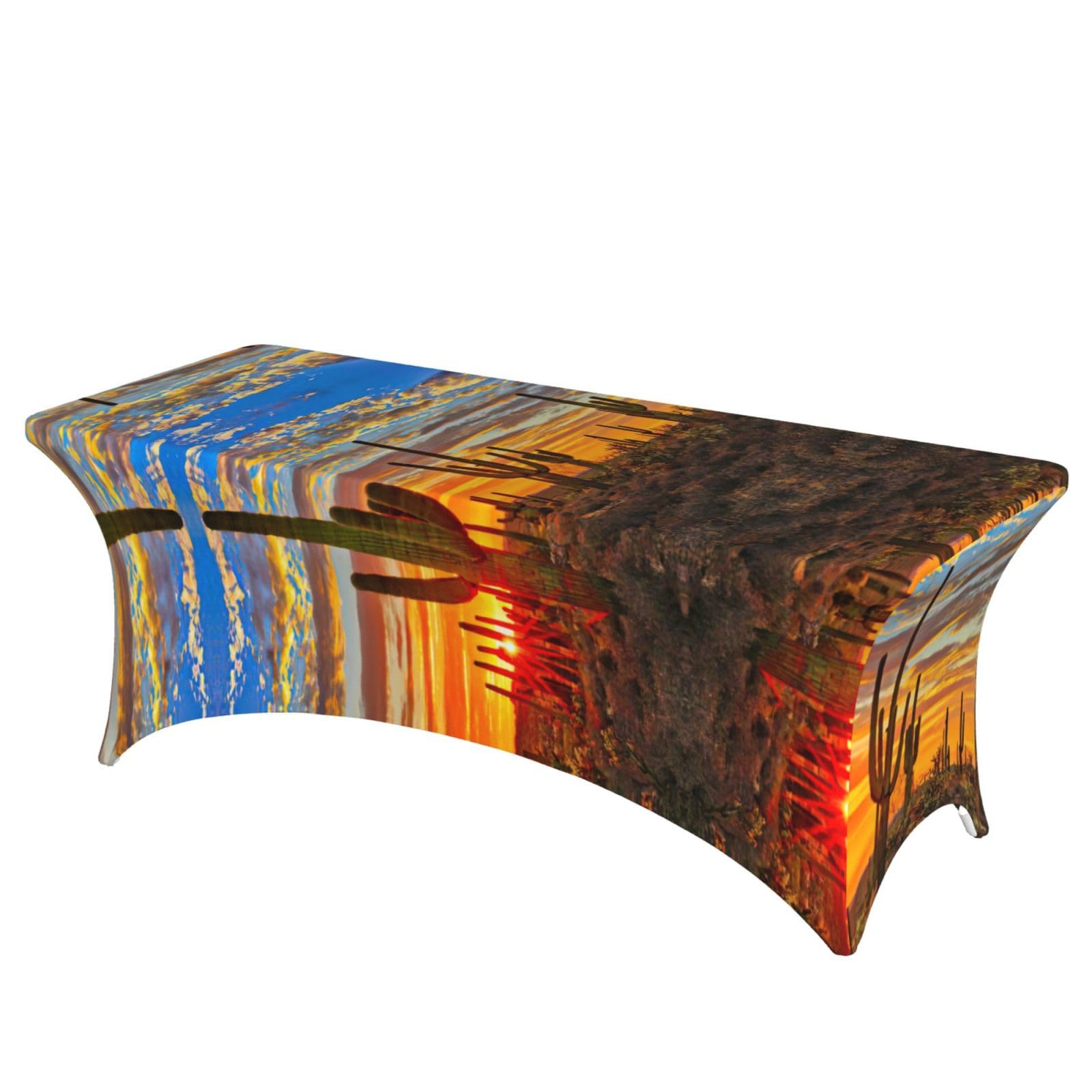 Nappe cactus désert extensible pour habiller votre buffet de mariage