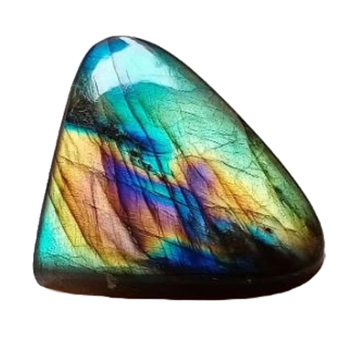 Labradorite naturelle cabochon 26x34mm pour création de bijoux DIY - 7