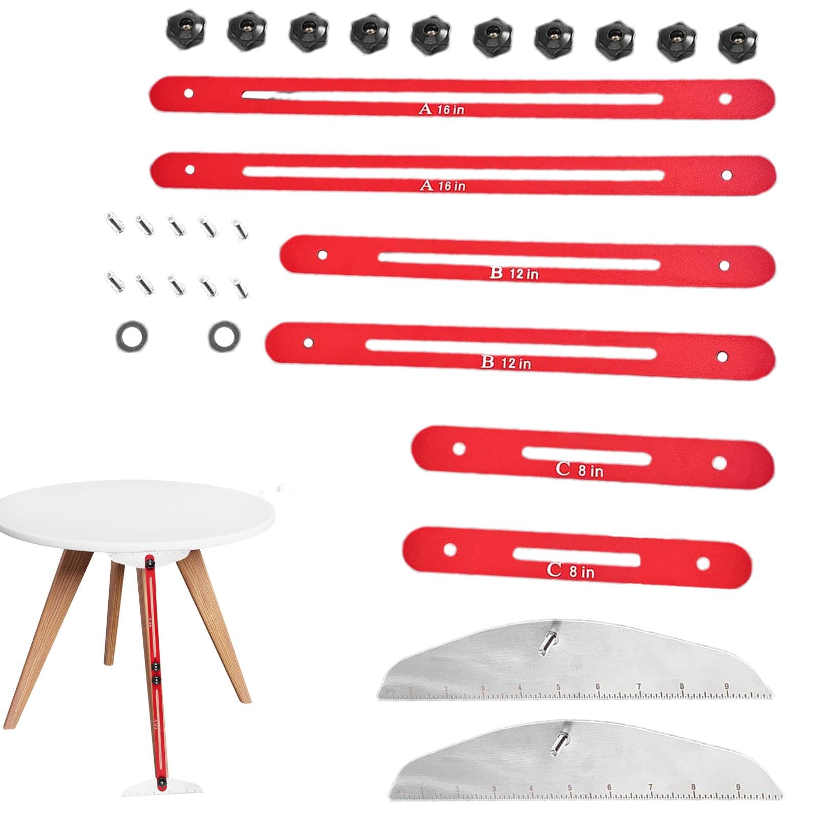 Outils De Coupe D'escaliers | Outils De Jauge De Contremarches | Outil Pour Matériaux En Alliage | Jauge D'escalier Parfaite Avec Des Mesures De 8 Pouces À 60 Pouces Pour Couper Des Escaliers, Des Con