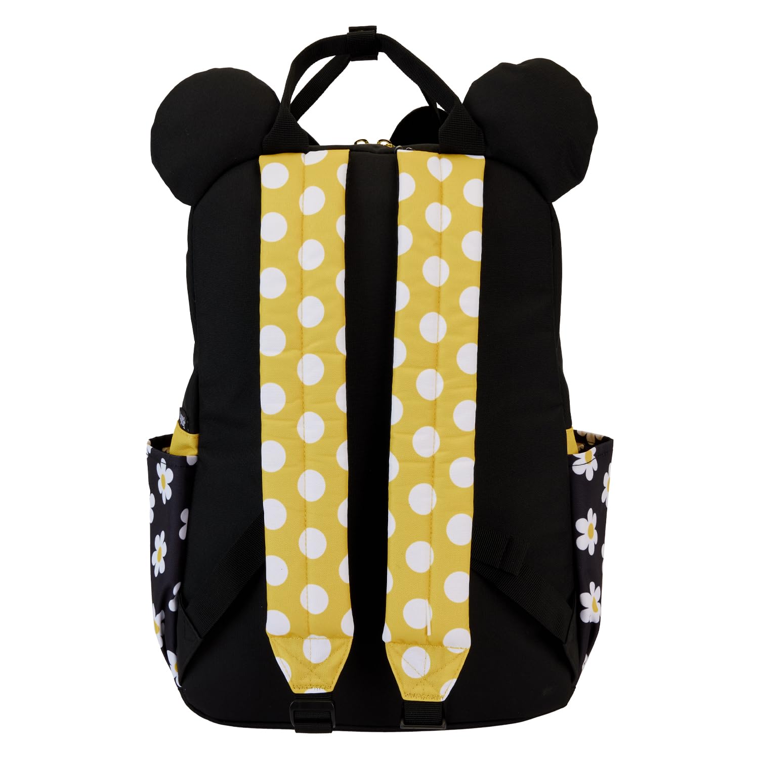 Disney Minnie Mickey Mouse Black White Striped  Backpack Bag Loungefly Disney Mickey and Minnie Mouse Classic All Over  main image 3