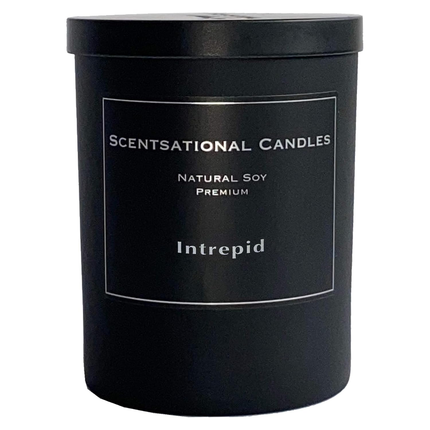 Scentsational Intrepid Man Candle – 11 Oz Hand-Poured Soy Wax Jar Candle – Clean-Burning Natural Candles for Men – Masculine Scented Candles for Home Décor & Relaxation – Long-Lasting Gift Candle