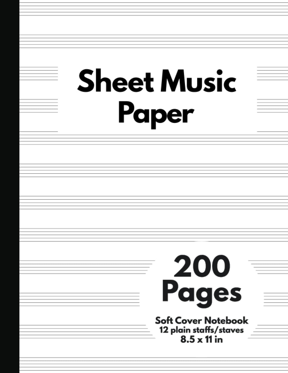 Sheet Music Paper: Standard Music Manuscript Paper, Blank Sheet Music Notebook, 12 Staffs/Staves Per Page, 8.5 x 11, Soft Cover, 200 Pages: Publishing, Bibliophile: 9798772018088: Amazon.com: Books sheet-music-paper-standard-music-manuscript-paper-blank-sheet-music-notebook-12-staffs-staves-per-page-8-5-x-11-soft-cover-200-pages-publishing-bibliophile-9798772018088-amazon-com-books