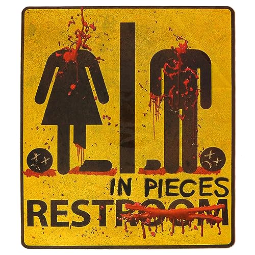 Halloween Toilet Decal Door Horror Stickers Create A Haunted House And Performances Prop With Materials