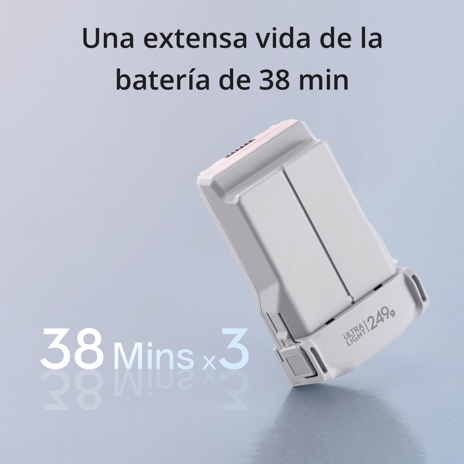 DJI Pack Mini 3 Vuela Más – Dron Mini con cámara y mando a distancia, ligero y plegable con vídeo 4K HDR, 38 min de tiempo de vuelo, Grabación vertical y funciones inteligentes
