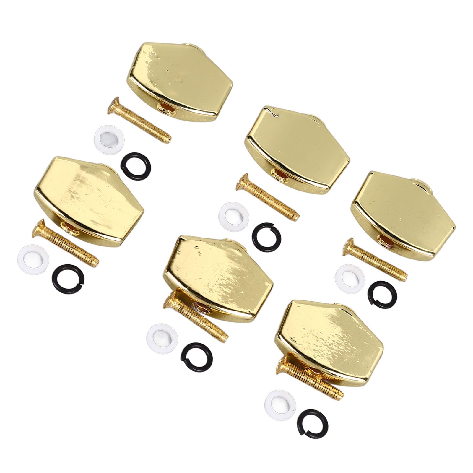 Lot De 6 Boutons D'accordage En Métal Pour Guitare électrique Et