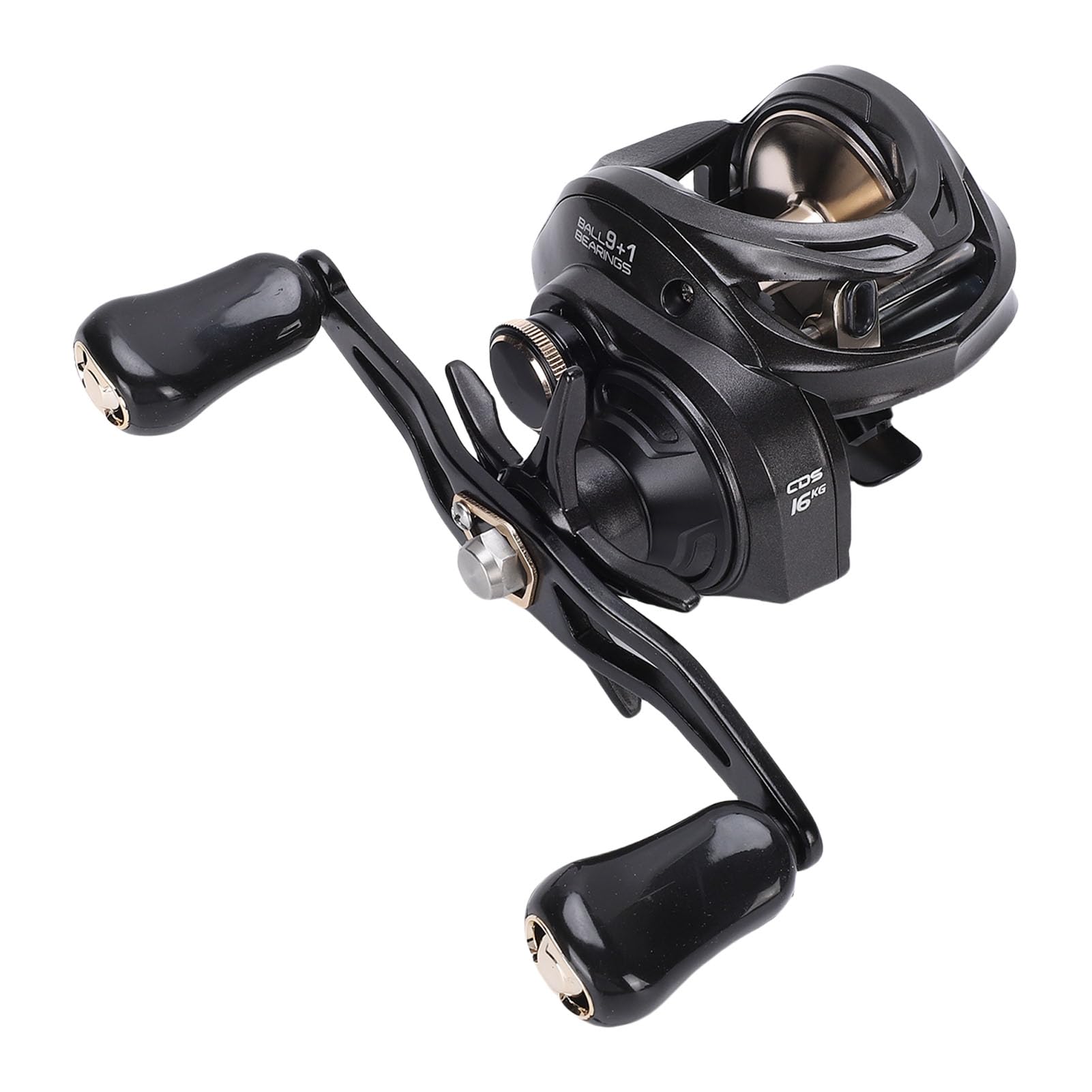 Prawy Uchwyt Baitcaster 16KG Hamulec |Lekki Kompozytowy Kołowrotek na Przynęty do Połowów Słodkowodnych w Słonej wodzie. Gotowy do Dalekich Rzutów