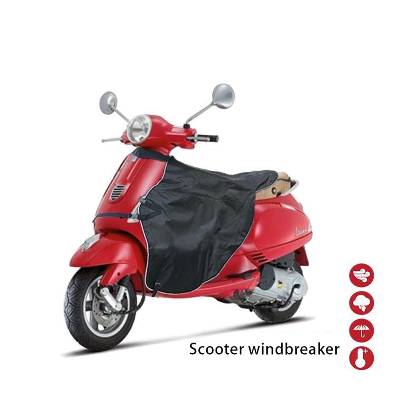 Tablier Scooter, Couvre Jambe Scooter Couvre-Jambes De Moto Universel, Couverture Genou, Imperméable, for Scooter, Protection Contre La Pluie Et Le Vent, Coupe-Vent