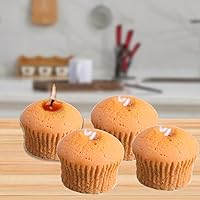 Vista 5 de Moldes de silicona para velas, moldes de velas de cupcakes para hacer velas, moldes de jabón de silicona 3D, molde de silicona para hornear, vela