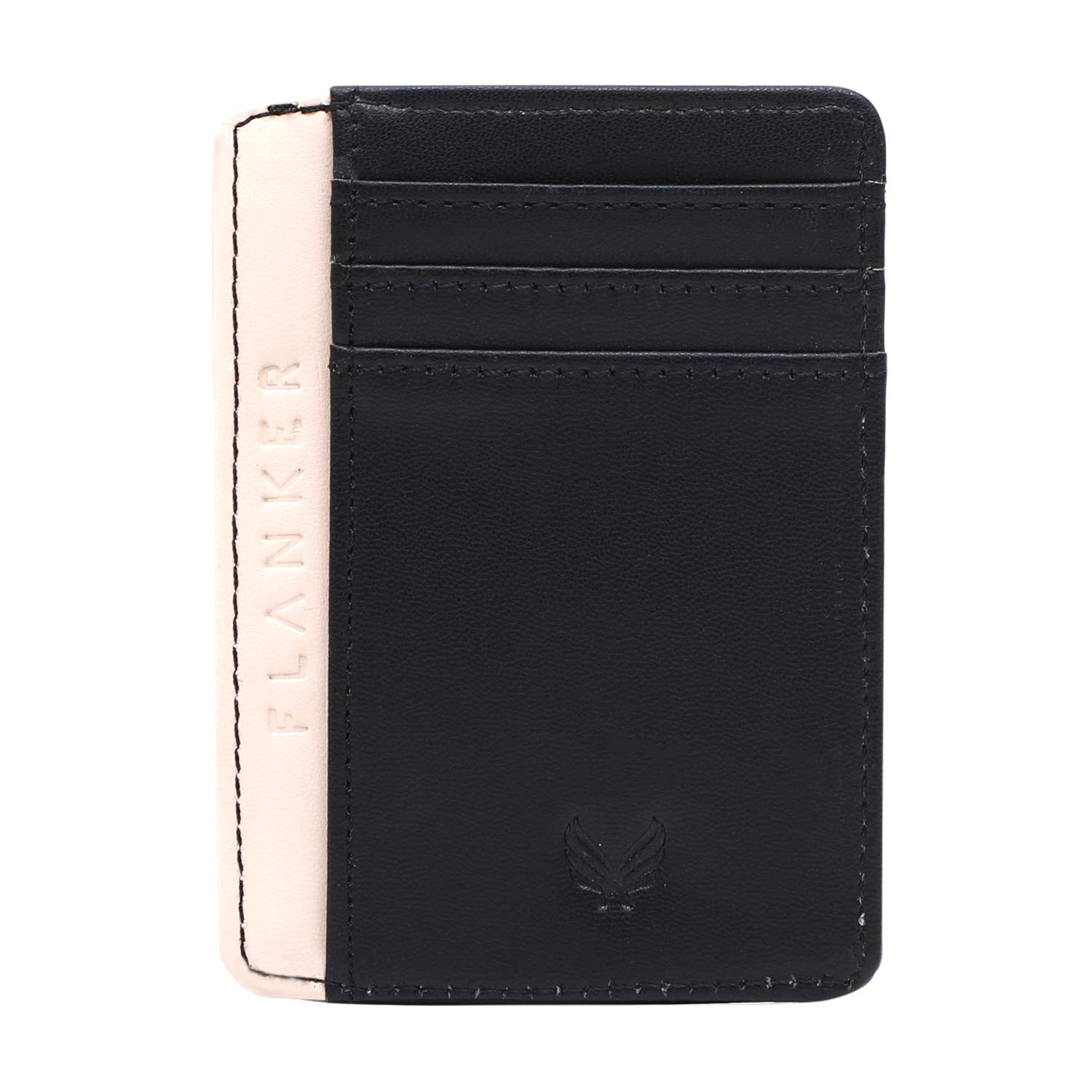 CadeauPremiun RFID Protected Leather Ultra Slim Design Debit|Credit|Visiting Card Holder for Men's and Women's (Color-Cream)