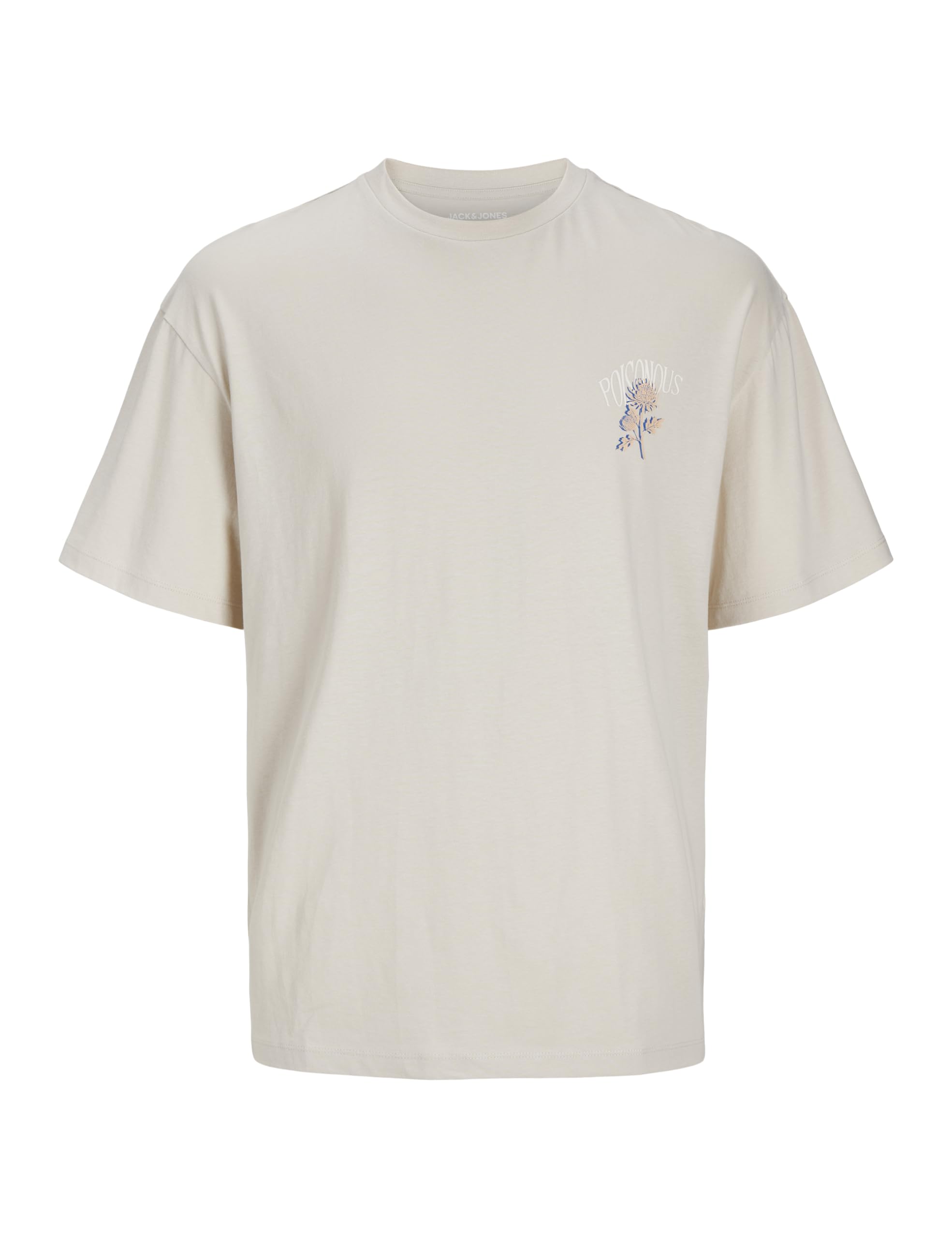 JACK & JONES Men's Jjcharge Printed Tee SS Crew Neck
