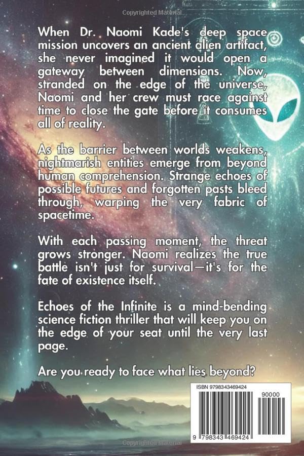 Echoes of the Infinite: A Science Fiction Sci-Fi Thriller Novel - Image 2