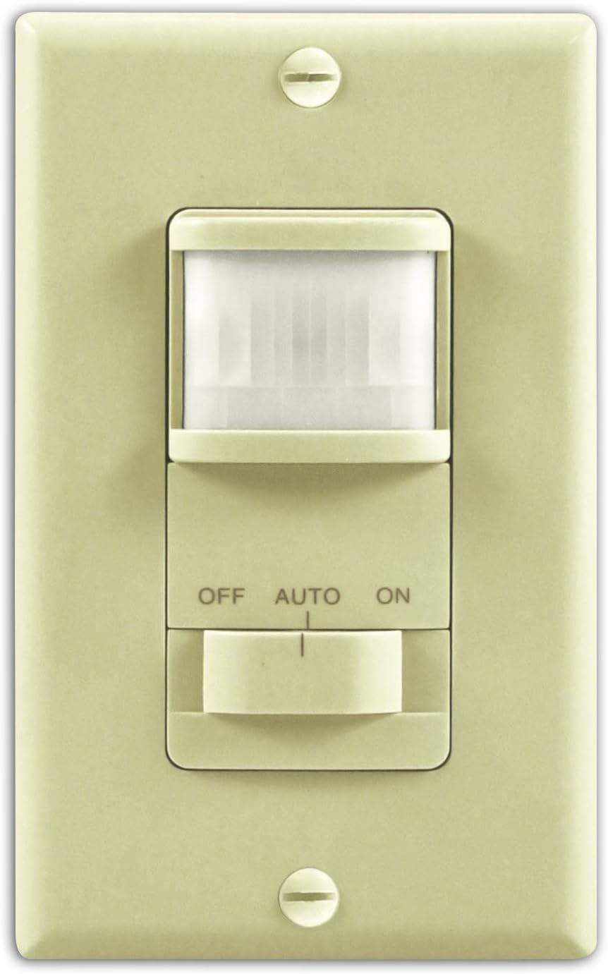 Heath/Zenith SL6117IV MotionActivated Wall Light Switch, Ivory