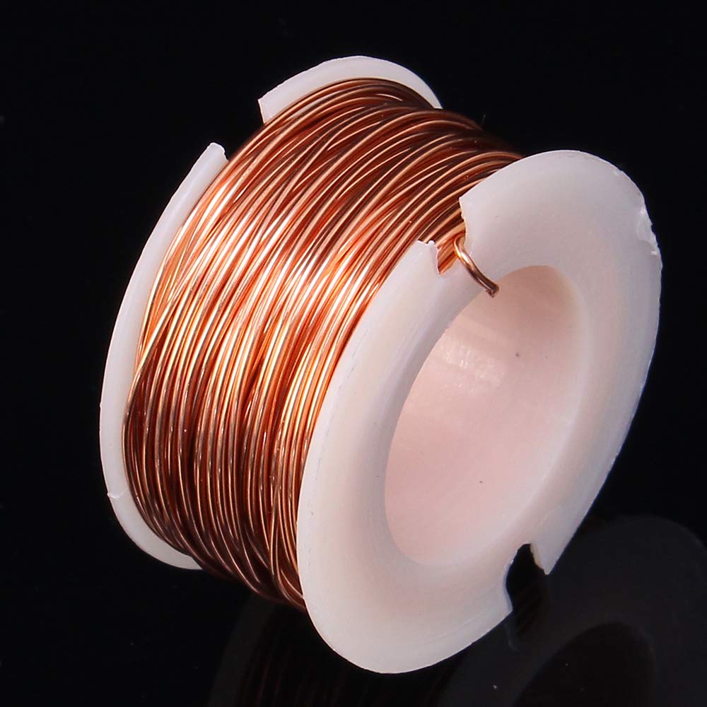 Filo Di Rame Puro T2 - 0.5mm X 50m, Non Smaltato, Per Elettronica, Fai Da Te, Gioielli E Esperimenti - Foto 12