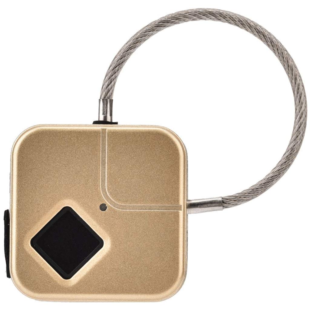 Serrure de porte intelligente contre le vol de sacs avec lecteur d'empreintes étanche IP66
