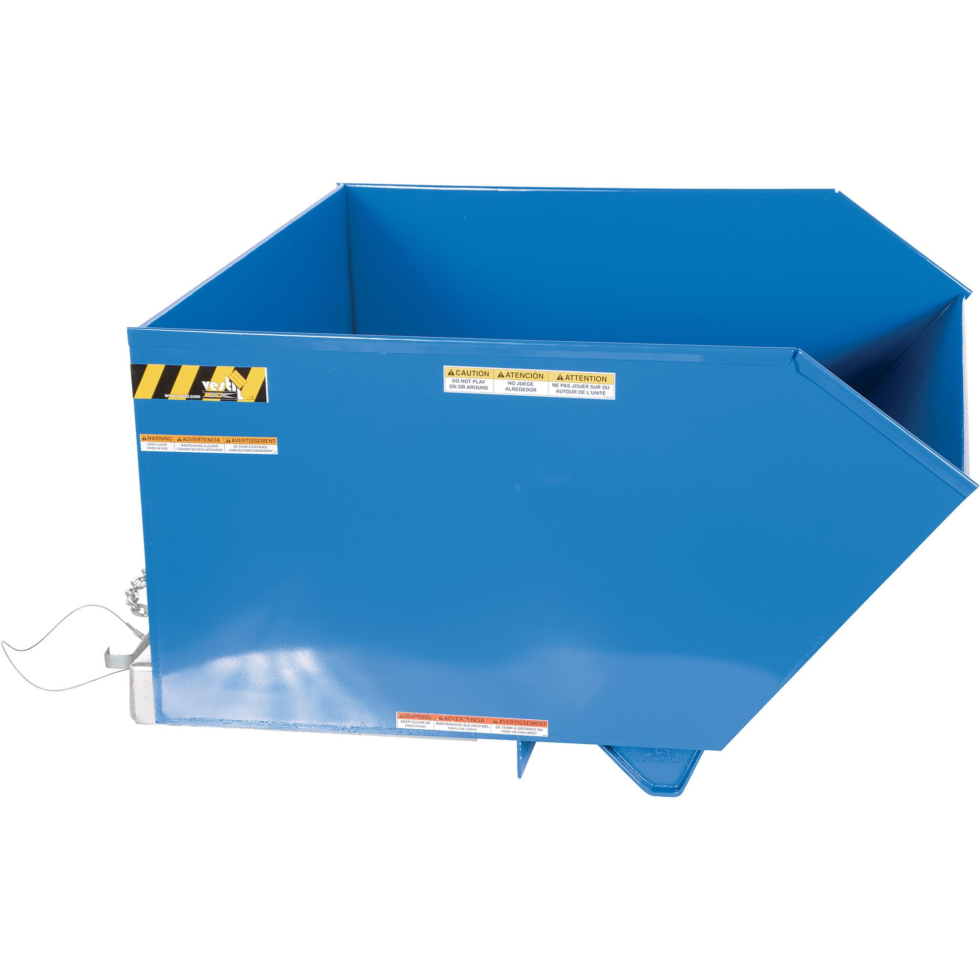 Amazon.com: Low-Profile Self-Dumping Forklift Hopper, 1 Cubic Yard