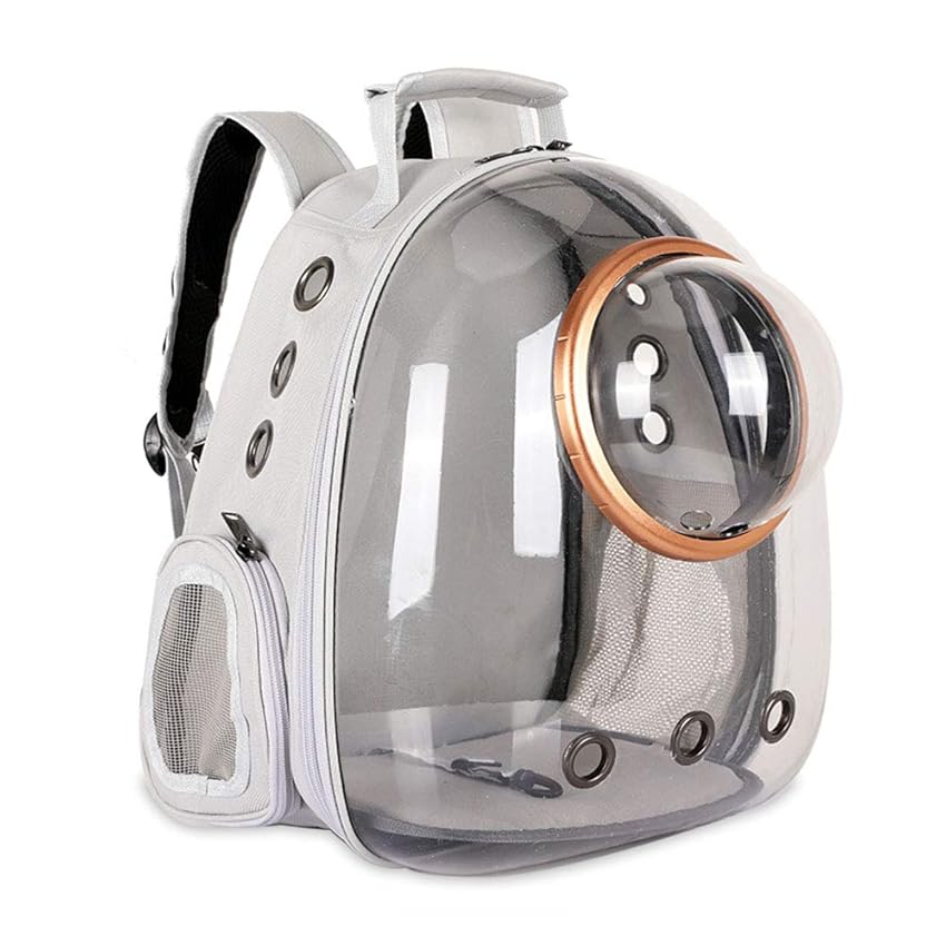 Immagine del prodotto Sipobuy Pet Capsula Spaziale Zaino, Piccolo Medio Gatto del Cane del Cucciolo Carrier, Trasparente E Traspirante A Prova di Calore, Pet Carrier per I Viaggi Escursioni A Piedi Campeggio (Grey)