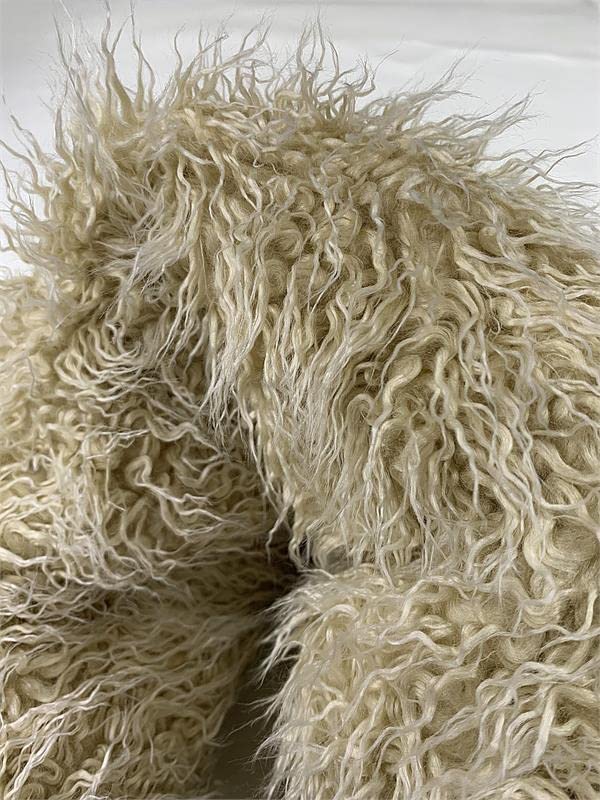 Amazon.com: FabricEmpire 1.5'' Faux Fur Fabric Long Pile Curly