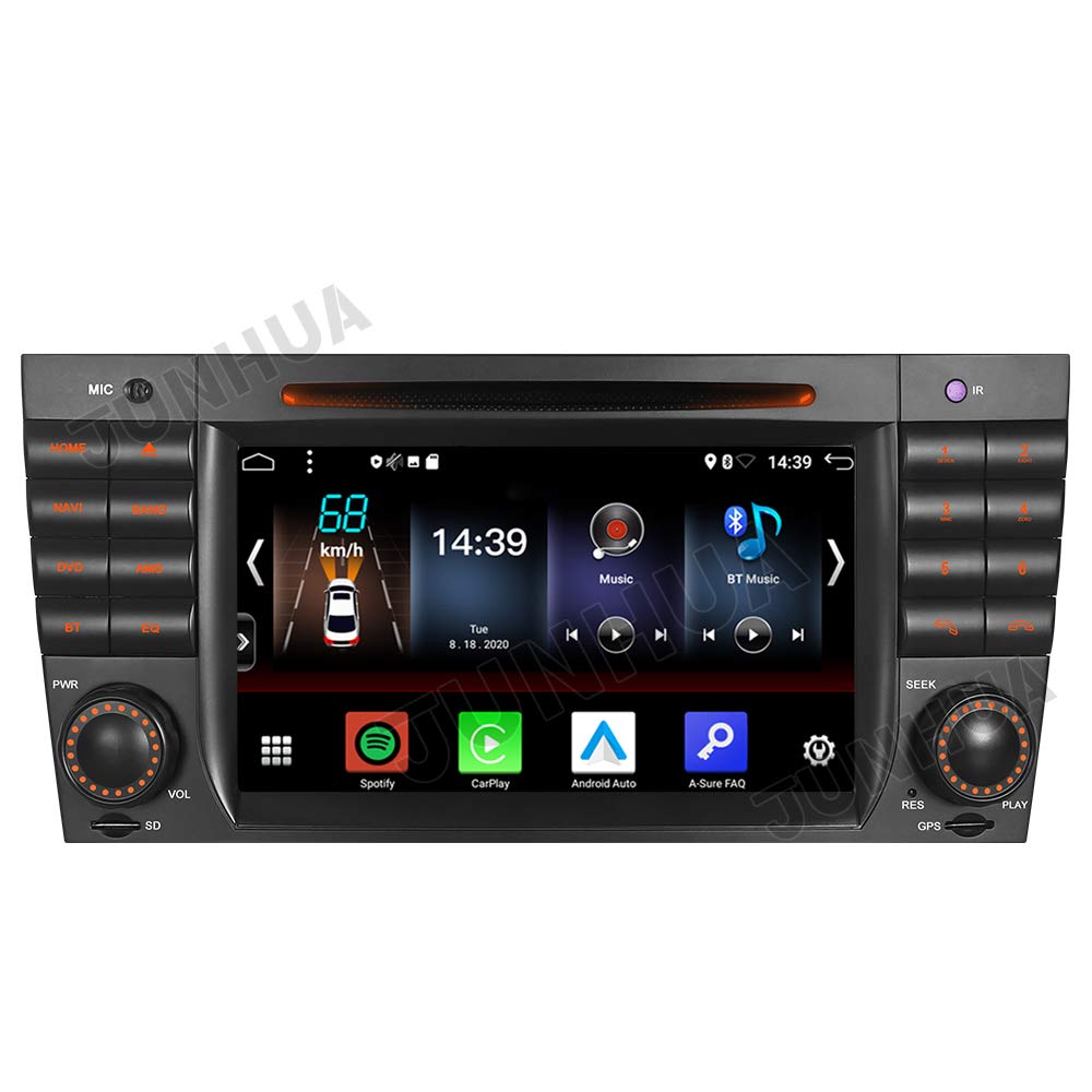 Buy Junhua Android 10 Dual Tuner Car Radio Builtin Carplay + Android