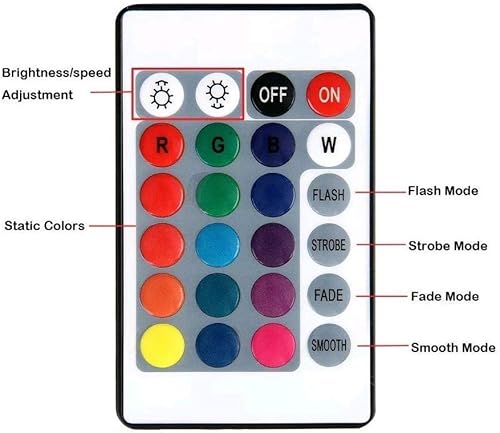 Miniatura 7 de MMS - Lámpara de luz nocturna LED con nombre o texto, control remoto con 16 colores, 4 modos de luz, lámpara LED de regalo personalizada, cable USB