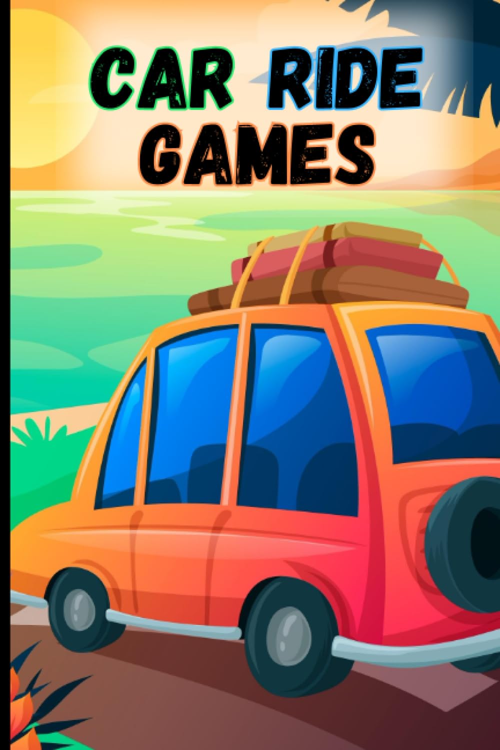 Car Ride Games: Games for kids - activitybook-Tic-Tac-Toe / Licence Plate Bingo/ Hangman / Connect Four/ battleship/ dots and boxes