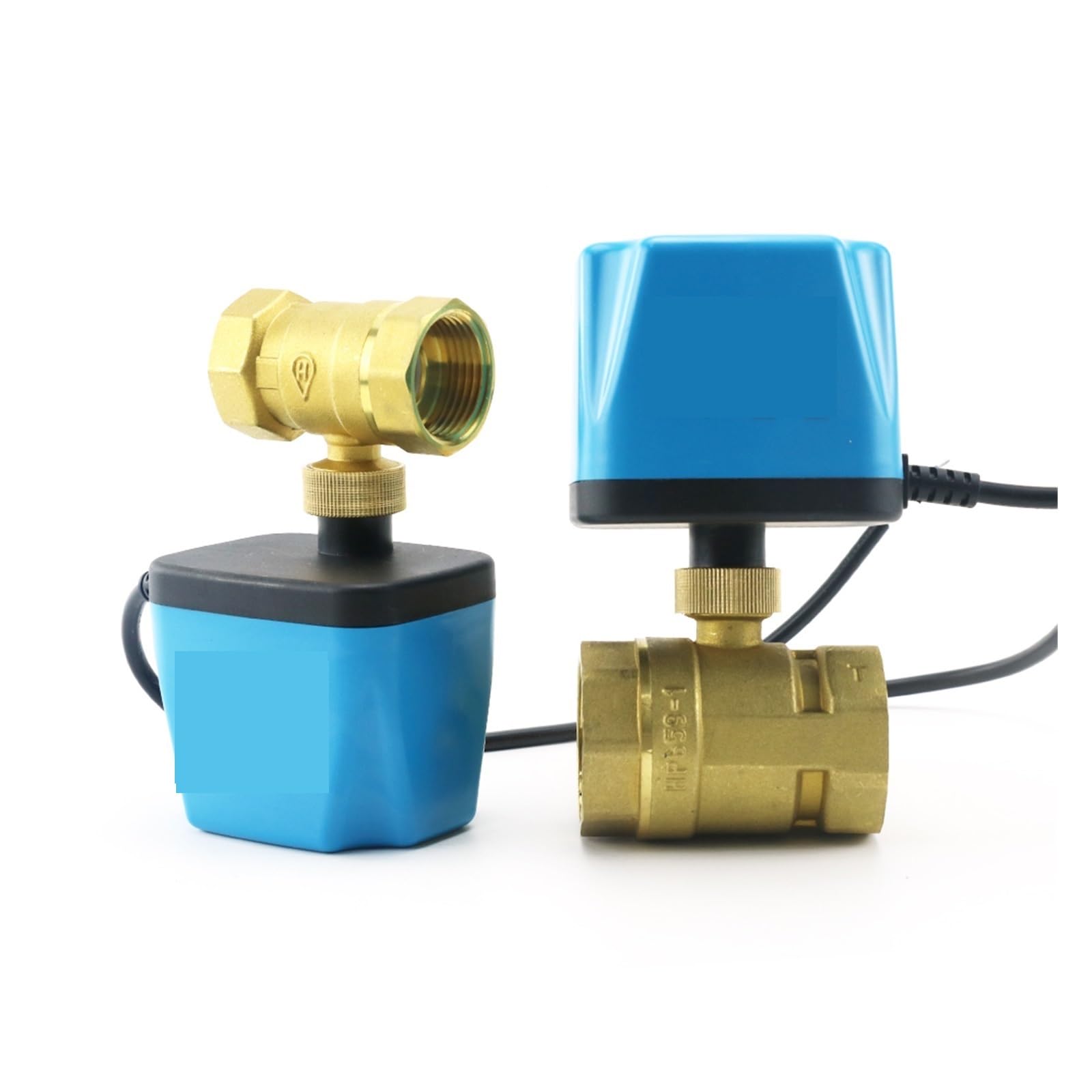 Zawór kulowy, 1/2" 3/4" 1" 2" Normalnie Zamknięty Zawór Kulowy Z Napędem Silnikowym 220 12 V 24 2-przewodowy Mosiężny Elektryczny Elektromagnetyczny DN15 DN20 DN25 DN32(1-1/2",DC12-24V)