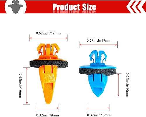 Miniatura 2 de Kit de 20 pinzas para guardabarros compatibles con Toyota Tacoma 4Runner Highlander FJ RAV4 Cruiser 75495-35010 75397-35010