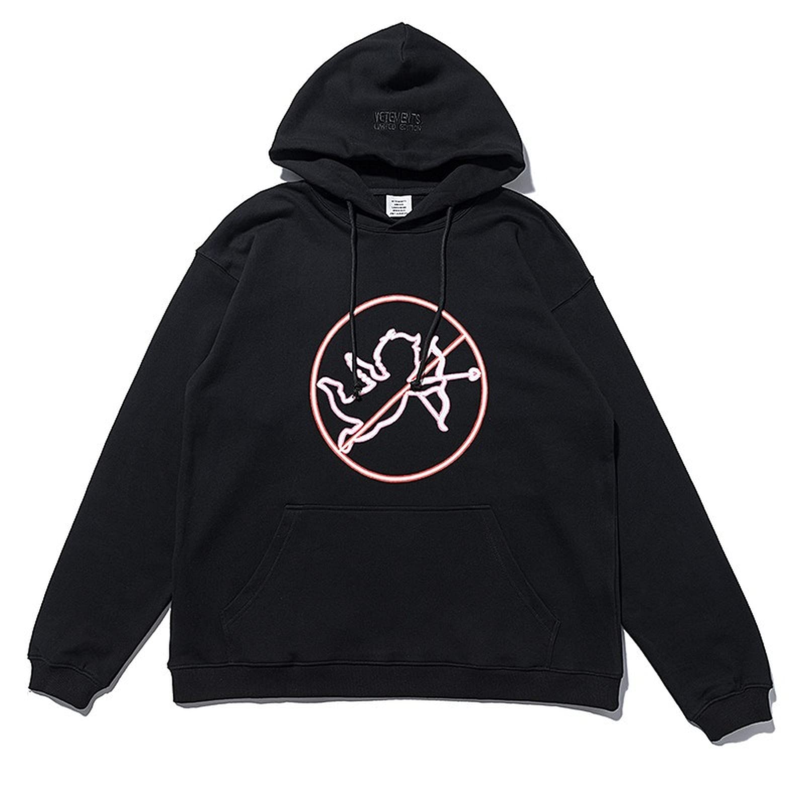 Vetements Hoodie Vtm Cupid Pattern Novelty Long-sleeved Cotton Sweater Heavyweight Casual Couple Hoo