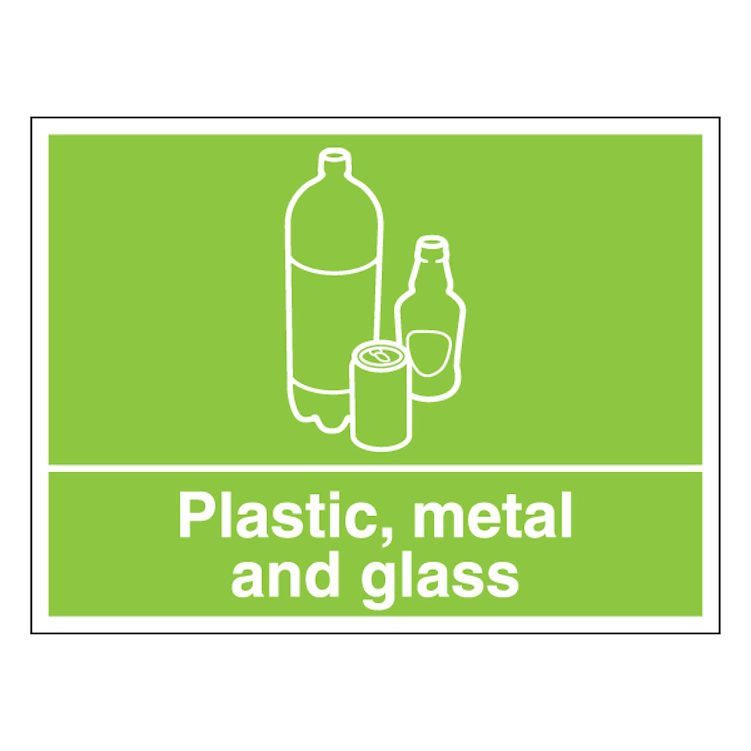 Plastic/Metal/Glass - Landscape 400 x 300 mm - Glow In The Dark 1mm Rigid Plastic