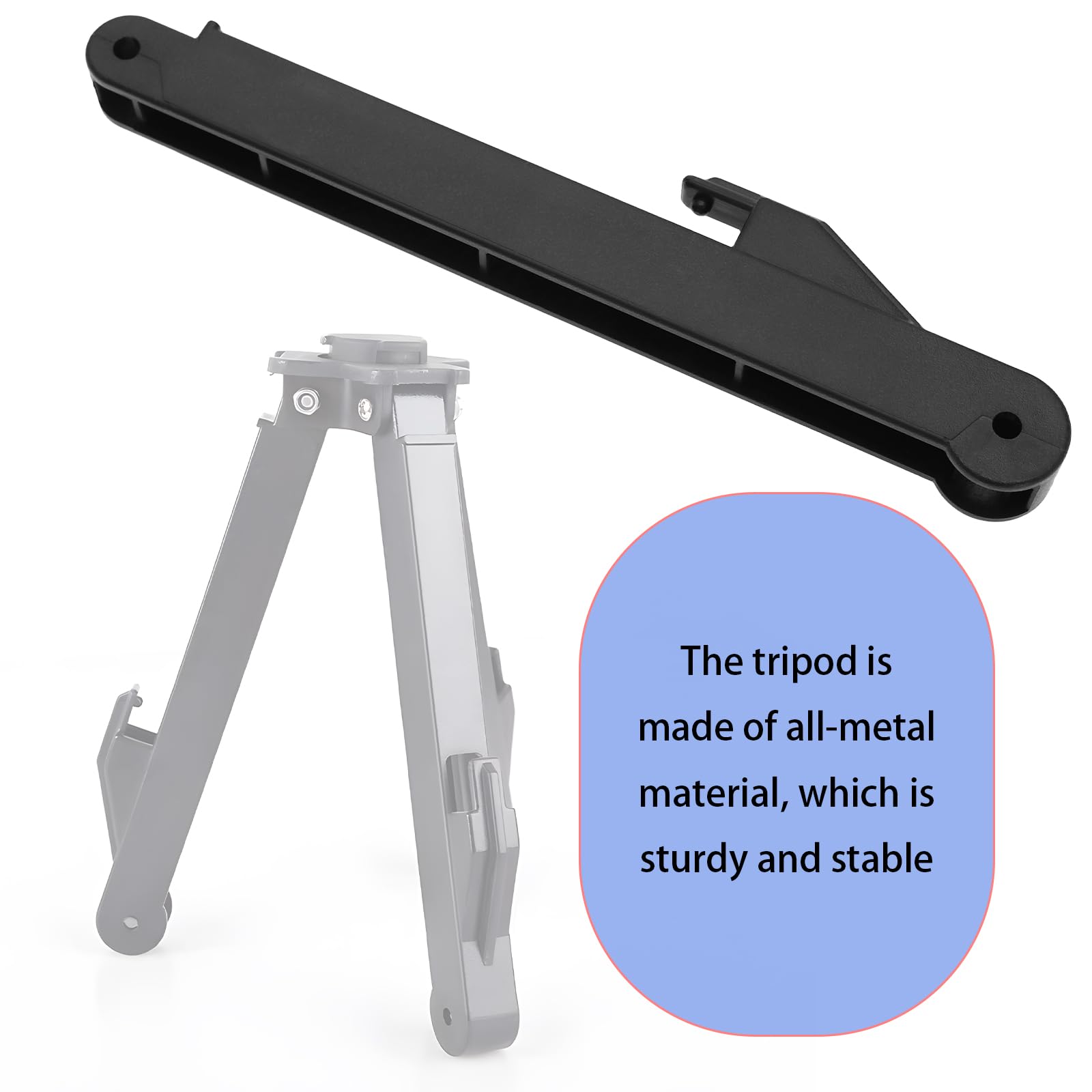 Trépied écarteur télescopique à bras unique compatible avec AstroMaster Compatible avec NexStar SLT Compatible avec les télescopes NexStar GT 17 x 3,08 cm Noir