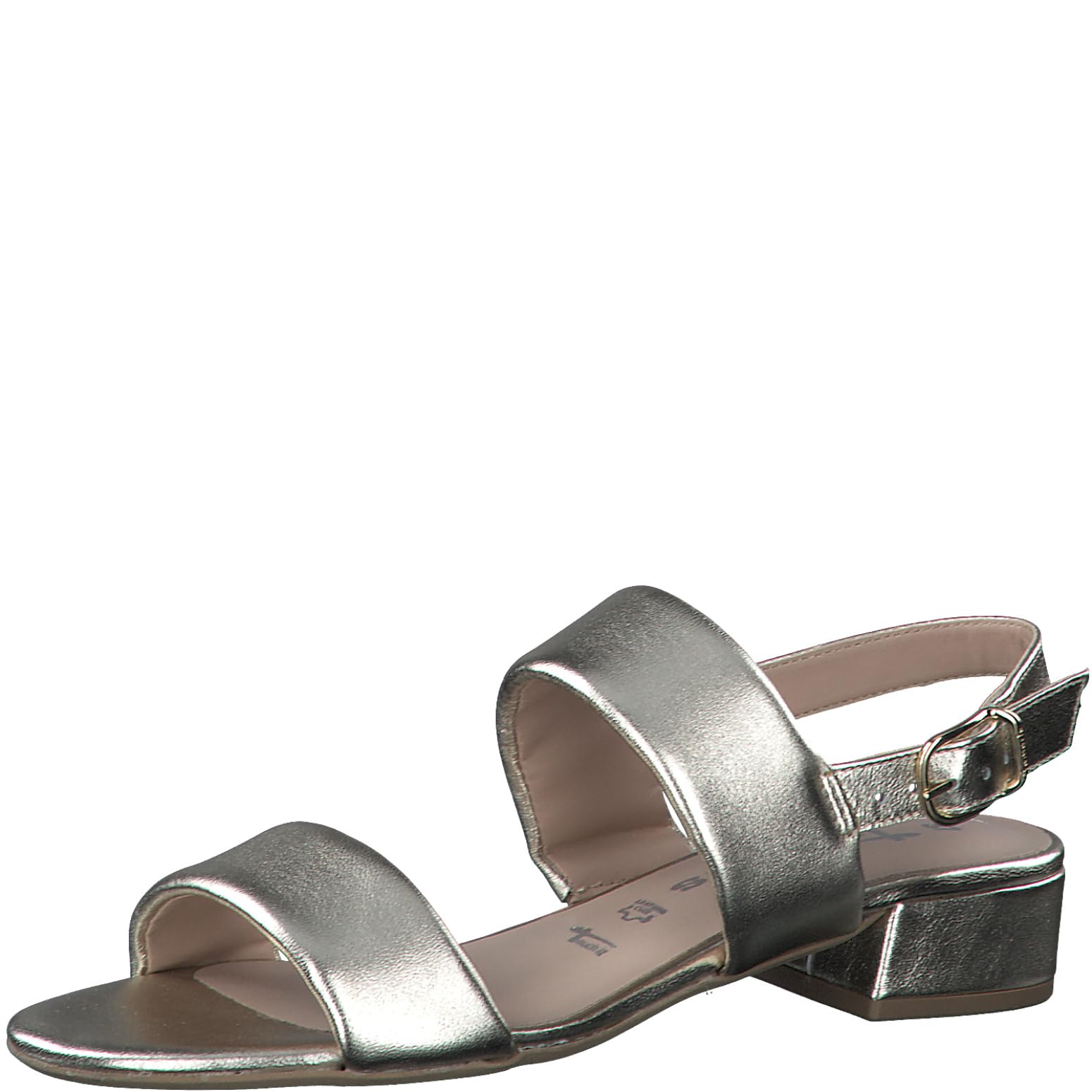 Tamaris Women's 1-28147-42 Heeled Sandals, Light Gold Met, 4 UK