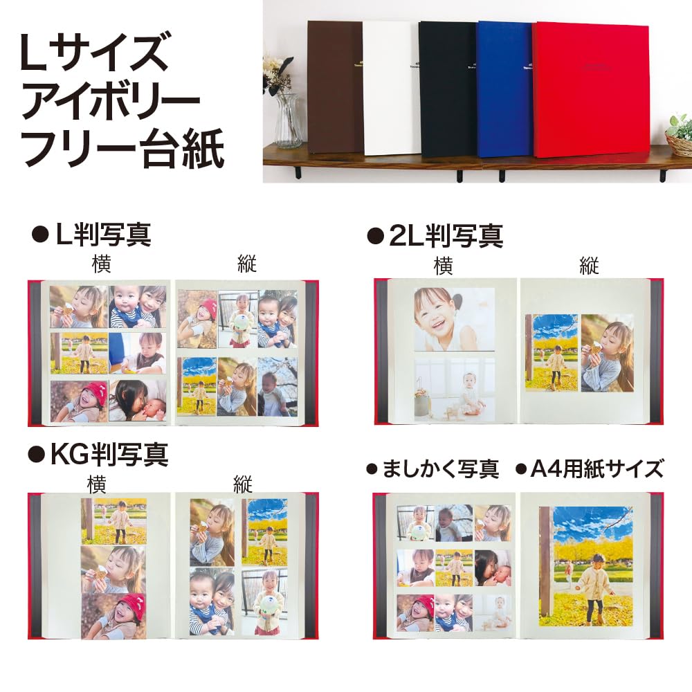 Amazon.co.jp: ナカバヤシ フエルアルバム ドゥファビネ Lサイズ