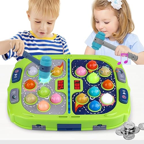 Juego Whack Mole para niños pequeños, juguetes para niños y niñas de 3 a 12 años, juguetes de topos para niños, regalos para niños de 3, 4, 5, 6