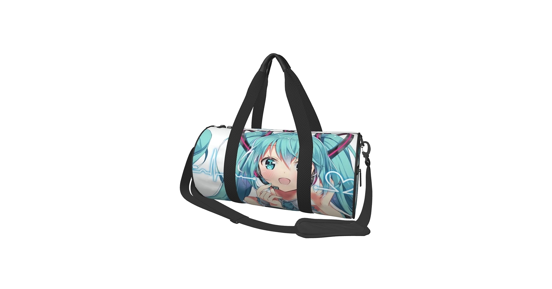 新品 初音ミク モチーフ ボストンバッグ 大容量 リュック＆ショルダー 新品 初音ミク モチーフ ボストンバッグ 大容量 リュック